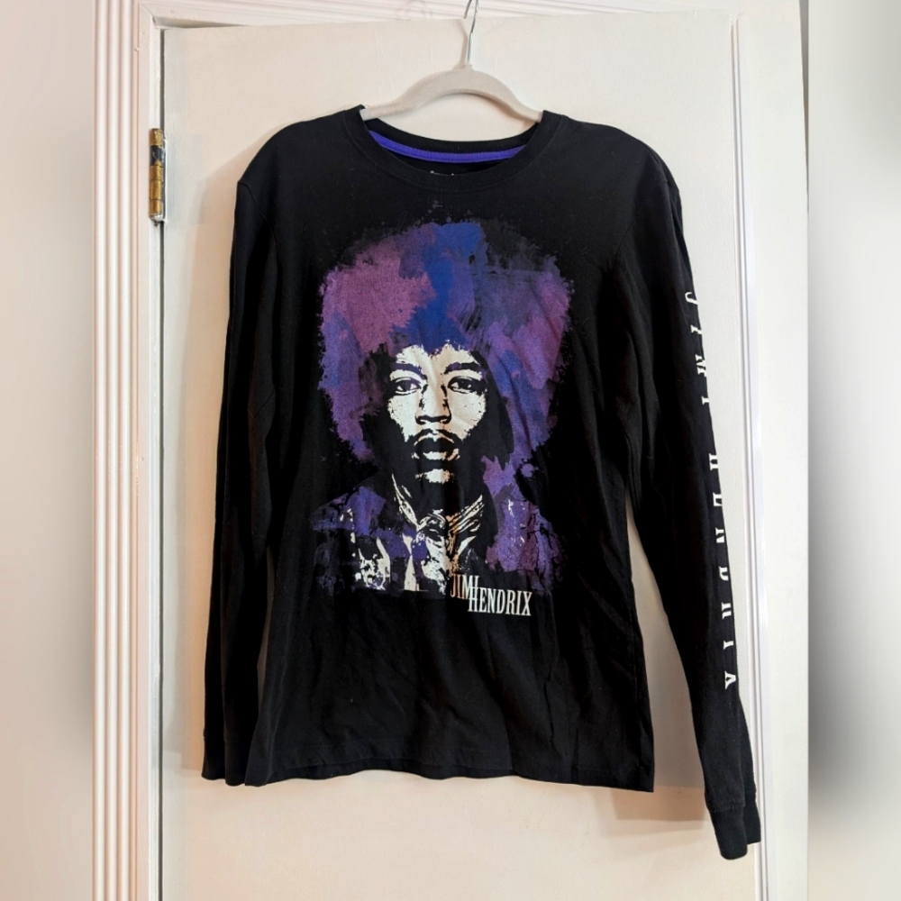 Karl Ferris Collection Jimi Hendrix Long Sleeve T-Shirt Size S